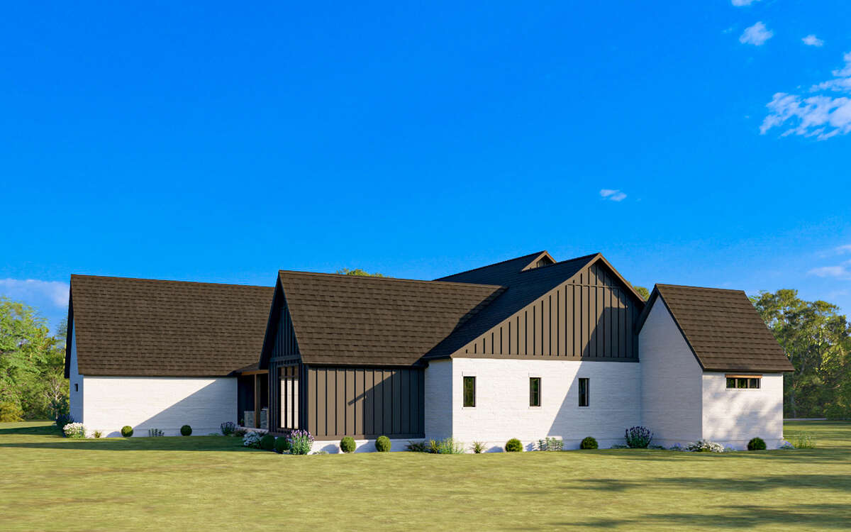 Modern Farmhouse Plan: 3,877 Square Feet, 4 Bedrooms, 3.5 Modern Farmhouse Plan: 3,877 Square Feet, 4 Bedrooms, 3.5