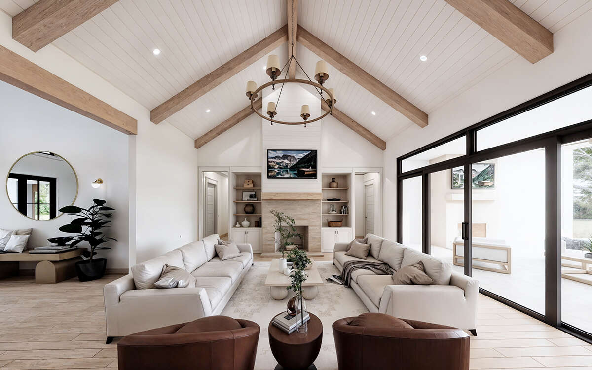 Modern Farmhouse Plan: 3,877 Square Feet, 4 Bedrooms, 3.5 Modern Farmhouse Plan: 3,877 Square Feet, 4 Bedrooms, 3.5