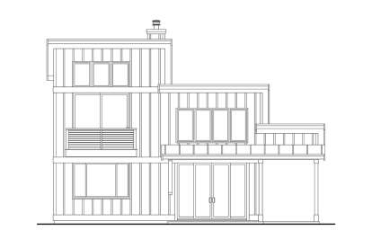 Contemporary House Plan #035-01104 Elevation Photo