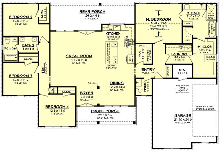 House Plan House Plan #31856 Drawing 1