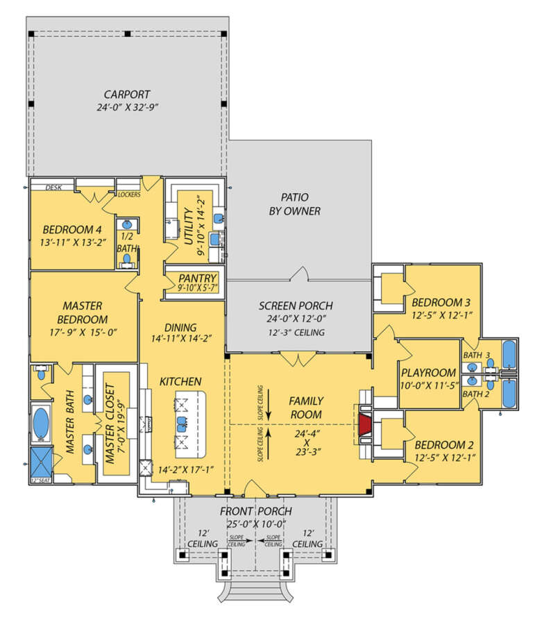 House Plan House Plan #31857 Drawing 1