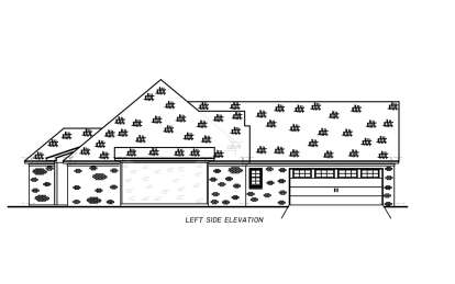 Ranch House Plan #9279-00057 Elevation Photo