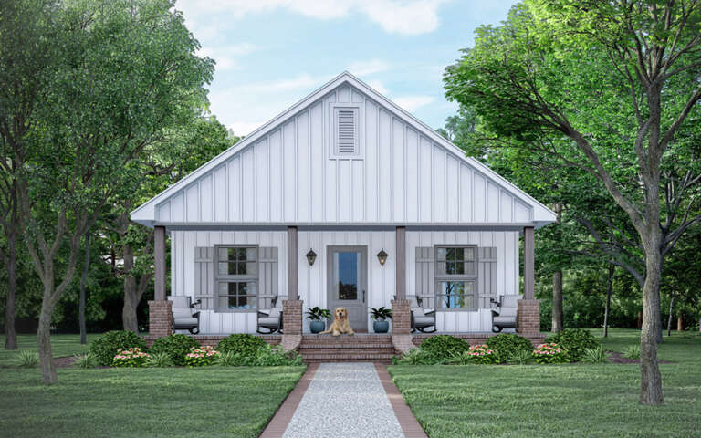 House Plan House Plan #31859 Front Elevation 