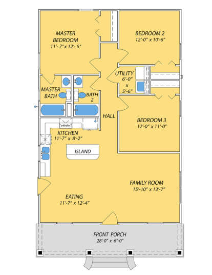 Main Floor  for House Plan #9279-00058