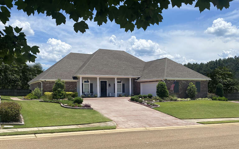 House Plan House Plan #31861 Angled Front Elevation