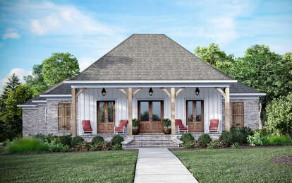 Modern Farmhouse House Plan #9279-00061 Elevation Photo
