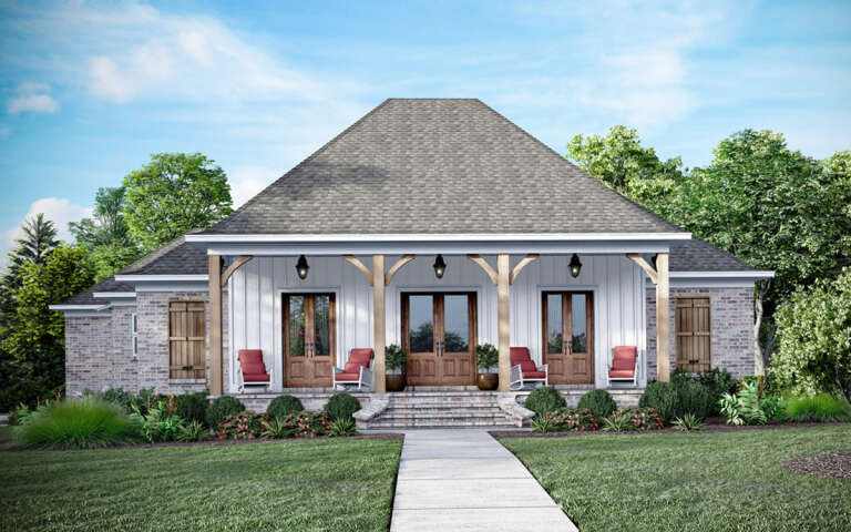 House Plan House Plan #31862 Front Elevation 
