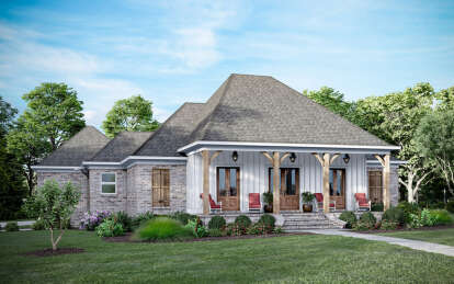 Modern Farmhouse House Plan #9279-00061 Elevation Photo