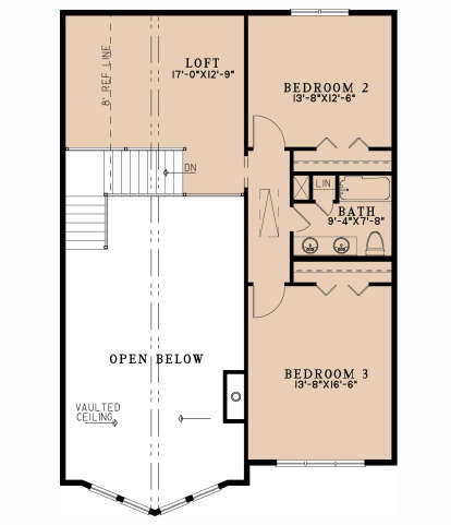 Second Floor for House Plan #8318-00396