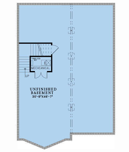 Basement for House Plan #8318-00396