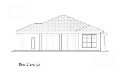 Contemporary House Plan #207-00151 Elevation Photo