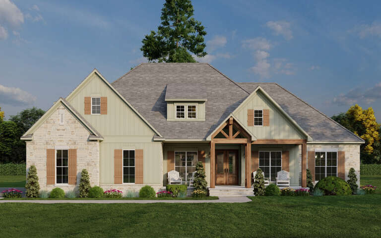 House Plan House Plan #31868 Front Elevation 
