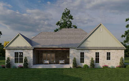 Modern Farmhouse House Plan #8318-00397 Elevation Photo