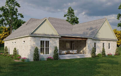 Modern Farmhouse House Plan #8318-00397 Elevation Photo
