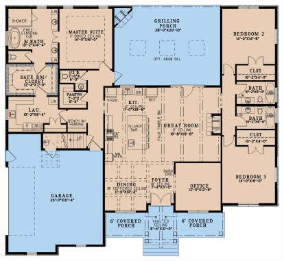 Main Floor  for House Plan #8318-00397