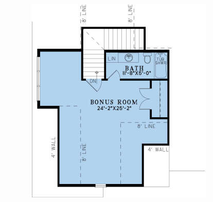 Second Floor for House Plan #8318-00397