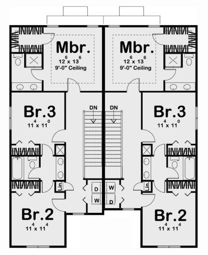Second Floor for House Plan #963-01056
