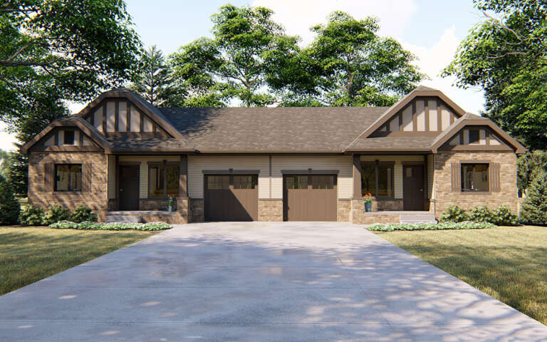 House Plan House Plan #31873 Front Elevation 