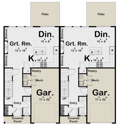 Main Floor  for House Plan #963-01059