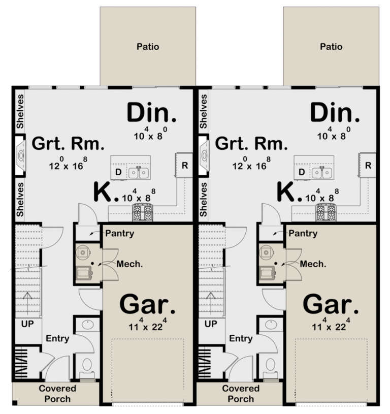 House Plan House Plan #31874 Drawing 1