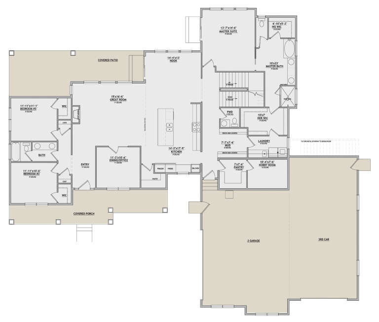 House Plan House Plan #31875 Drawing 1