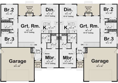 Main Floor  for House Plan #963-01060
