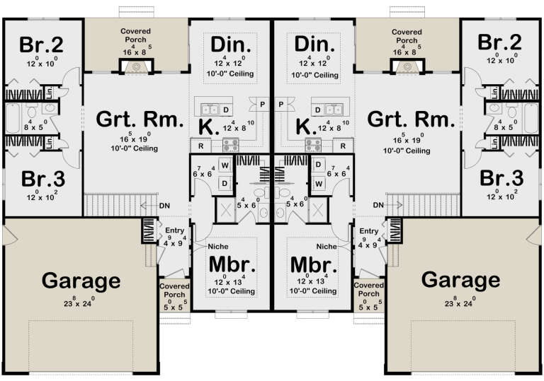 House Plan House Plan #31876 Drawing 1