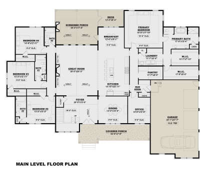 Main Floor  for House Plan #7568-00029