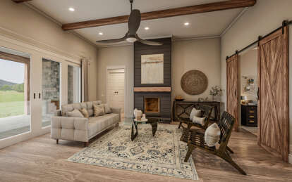 Modern Farmhouse House Plan #009-00415 Additional Photo