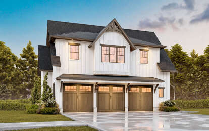 Modern Farmhouse House Plan #699-00395 Elevation Photo