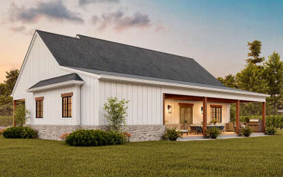 Modern Farmhouse House Plan #699-00396 Elevation Photo