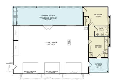 Garage Floor for House Plan #699-00396