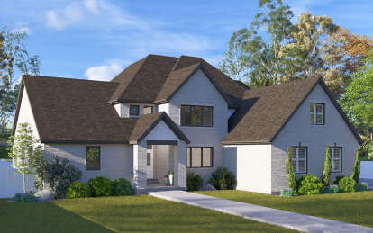 Traditional House Plan #2802-00318 Elevation Photo