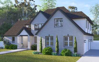 Traditional House Plan #2802-00318 Elevation Photo