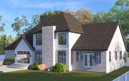 Traditional House Plan #2802-00318 Elevation Photo