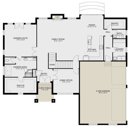 Main Floor  for House Plan #2802-00318