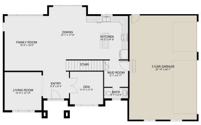 Main Floor  for House Plan #2802-00319