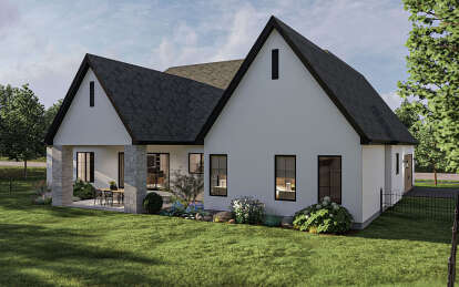 European House Plan #963-01062 Elevation Photo