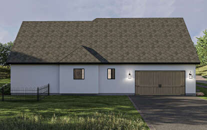 European House Plan #963-01062 Elevation Photo