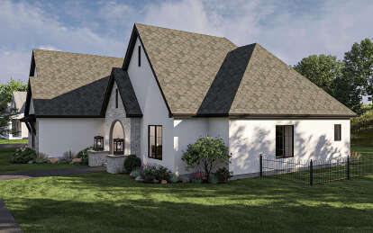 European House Plan #963-01062 Elevation Photo