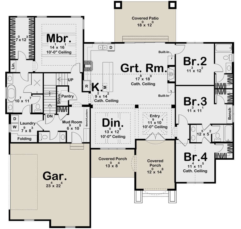 House Plan House Plan #31885 Drawing 1