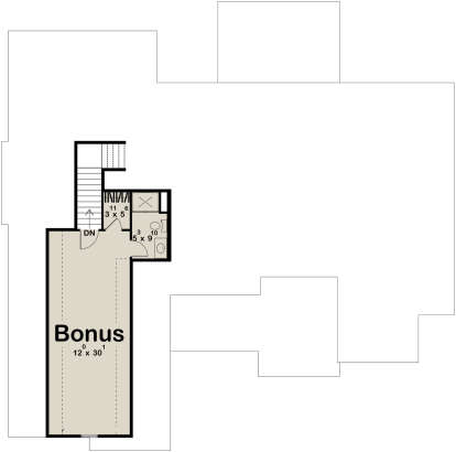 Bonus Room for House Plan #963-01062