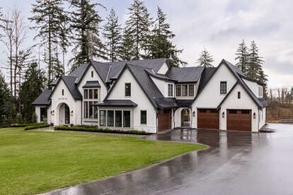 Modern Transitional House Plan #8937-00104 Build Photo