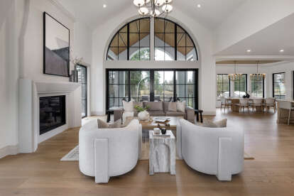 Modern Transitional House Plan #8937-00104 Build Photo