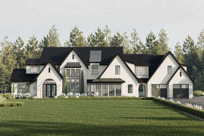 Modern Transitional House Plan #8937-00104 Elevation Photo