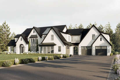Modern Transitional House Plan #8937-00104 Elevation Photo