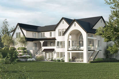 Modern Transitional House Plan #8937-00104 Elevation Photo