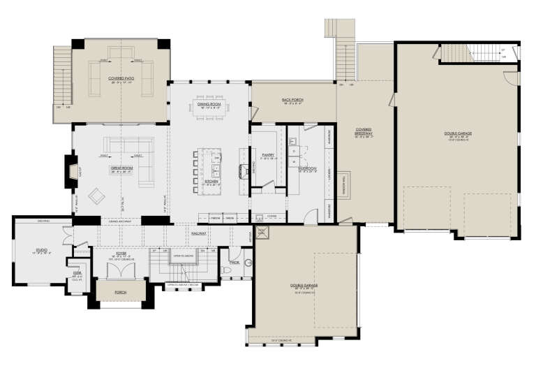 House Plan House Plan #31888 Drawing 1