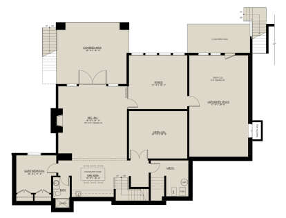 Basement for House Plan #8937-00104