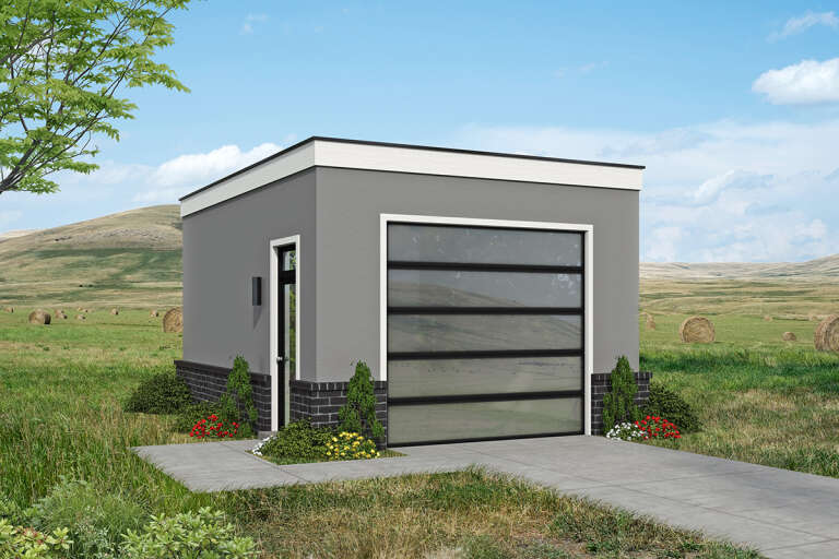 House Plan House Plan #31889 Angled Front Elevation